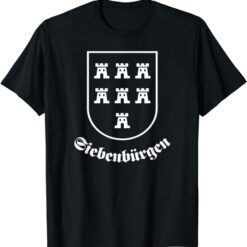 Wappen der Siebenbürger Sachsen "Siebenbürgen" T-Shirt Amazon