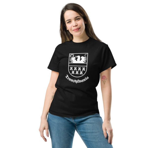 Klassisches Unisex T-Shirt "Transylvania" DE PF – Bild 2