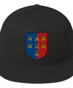 Flat Bill Cap mit Wappen der Siebenbürger Sachsen - gestickt
