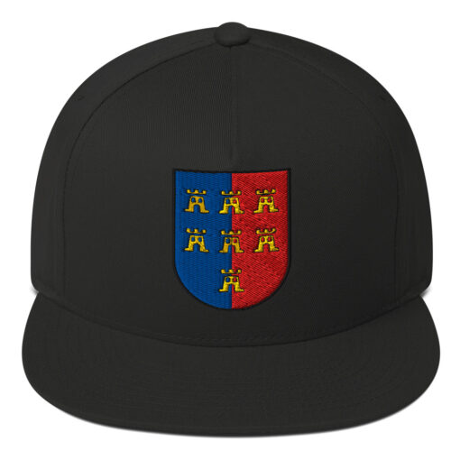 Flat Bill Cap mit Wappen der Siebenbürger Sachsen - gestickt