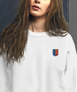 Unisex-Pullover mit dem Wappen der Siebenbürger Sachsen - gestickt