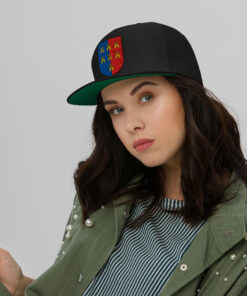 Alternative view of Flat Bill Cap mit Wappen der Siebenbürger Sachsen - gestickt