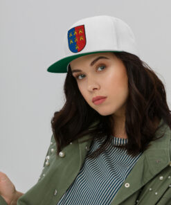 Flat Bill Cap mit Wappen der Siebenbürger Sachsen - gestickt