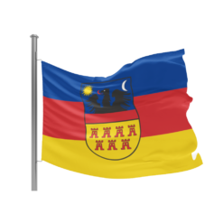Fahne mit dem historischen Wappen von Siebenbürgen