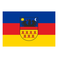 Fahne mit dem historischen Wappen von Siebenbürgen