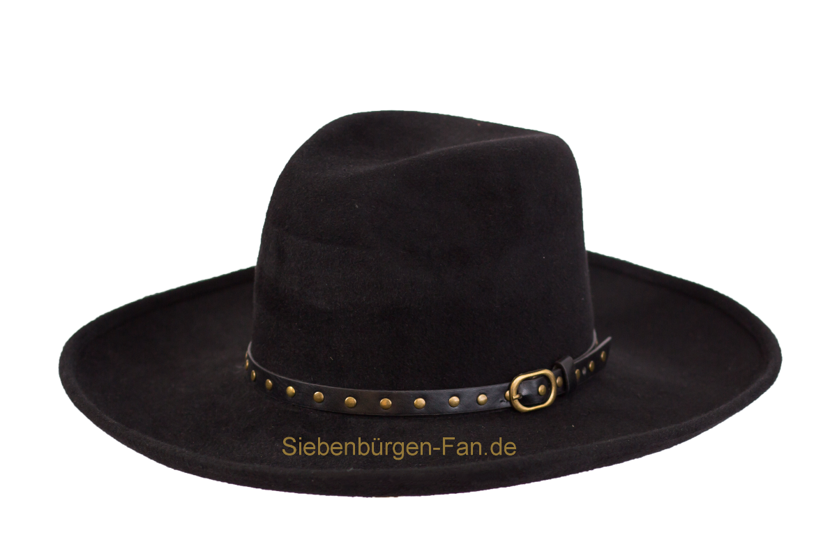 Traditioneller Roma-Hut schwarz