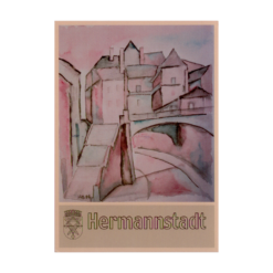 Aquarell Alt-Hermannstadt