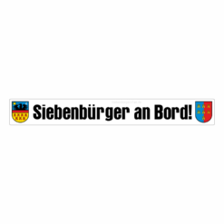 Aufkleber "Siebenbürger an Bord"