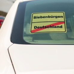 Aufkleber Ortsschild Deutschland-Siebenbürgen