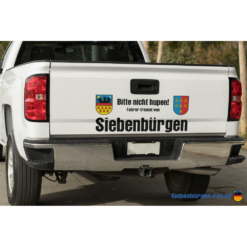 Aufkleber "Bitte nicht hupen, Fahrer träumt von Siebenbürgen"